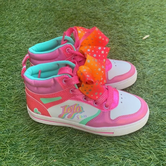 Nickelodeon Jojo Siwa Toddler Girl Hightops _ Size - 1 - Picture 13 of 16